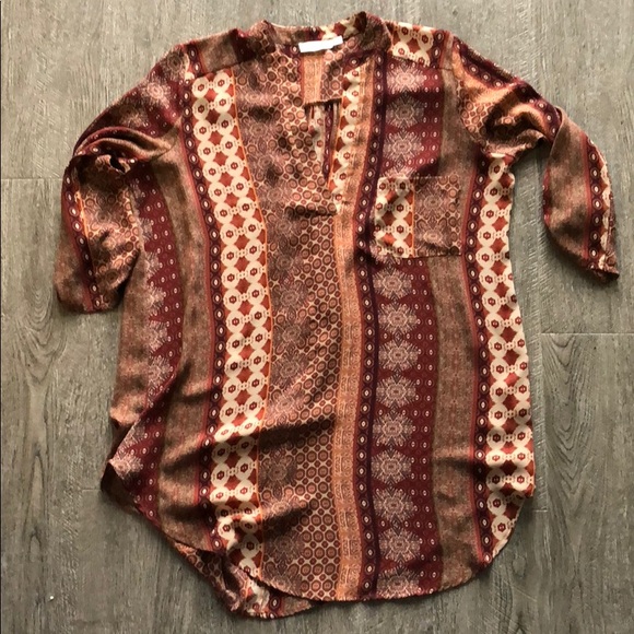 Tops - Lush printed tunic top